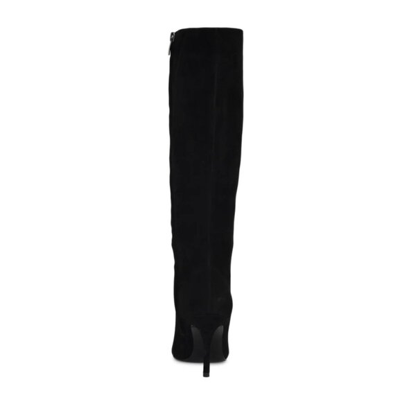 Genuine Suede Leather / Nine West Knee High Boots - 9 / M / Black - Picture 5 of 6